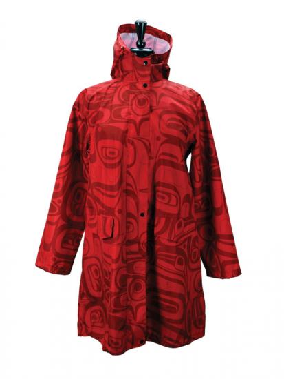 Raven Transforming Rain Coat - Red