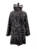 Raven Transforming Rain Coat - Charcoal