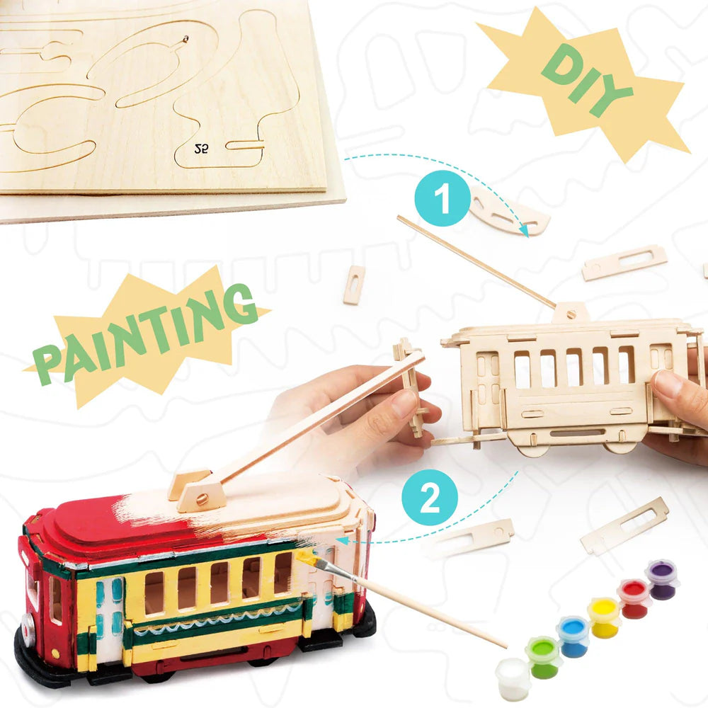 3D Puzzle Streetcar