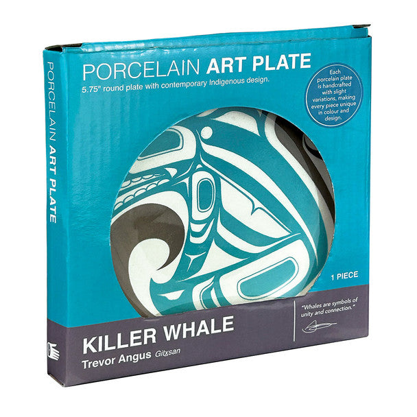 Killer Whale Art Plate