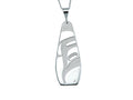 Silver Pewter Drop Pendant