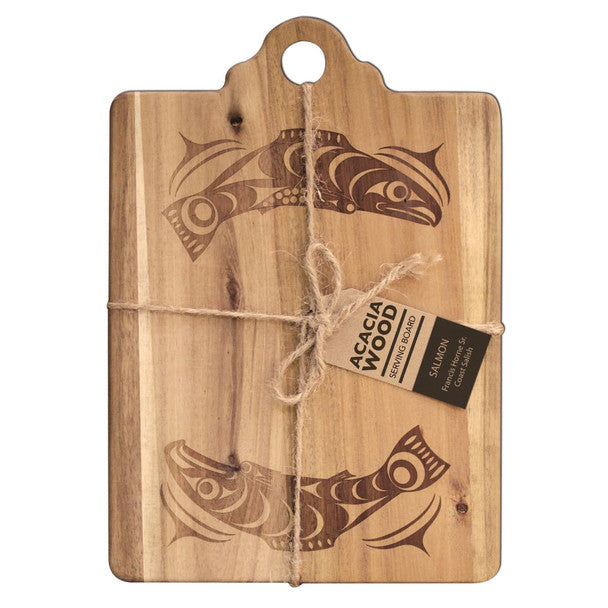 Acacia Wood Serving Board | Salmon