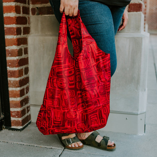 Shopping Bag - Red Eagle Crest