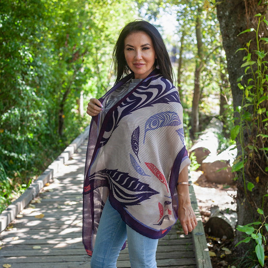 Eco Scarf - Feathers - Simone Diamond