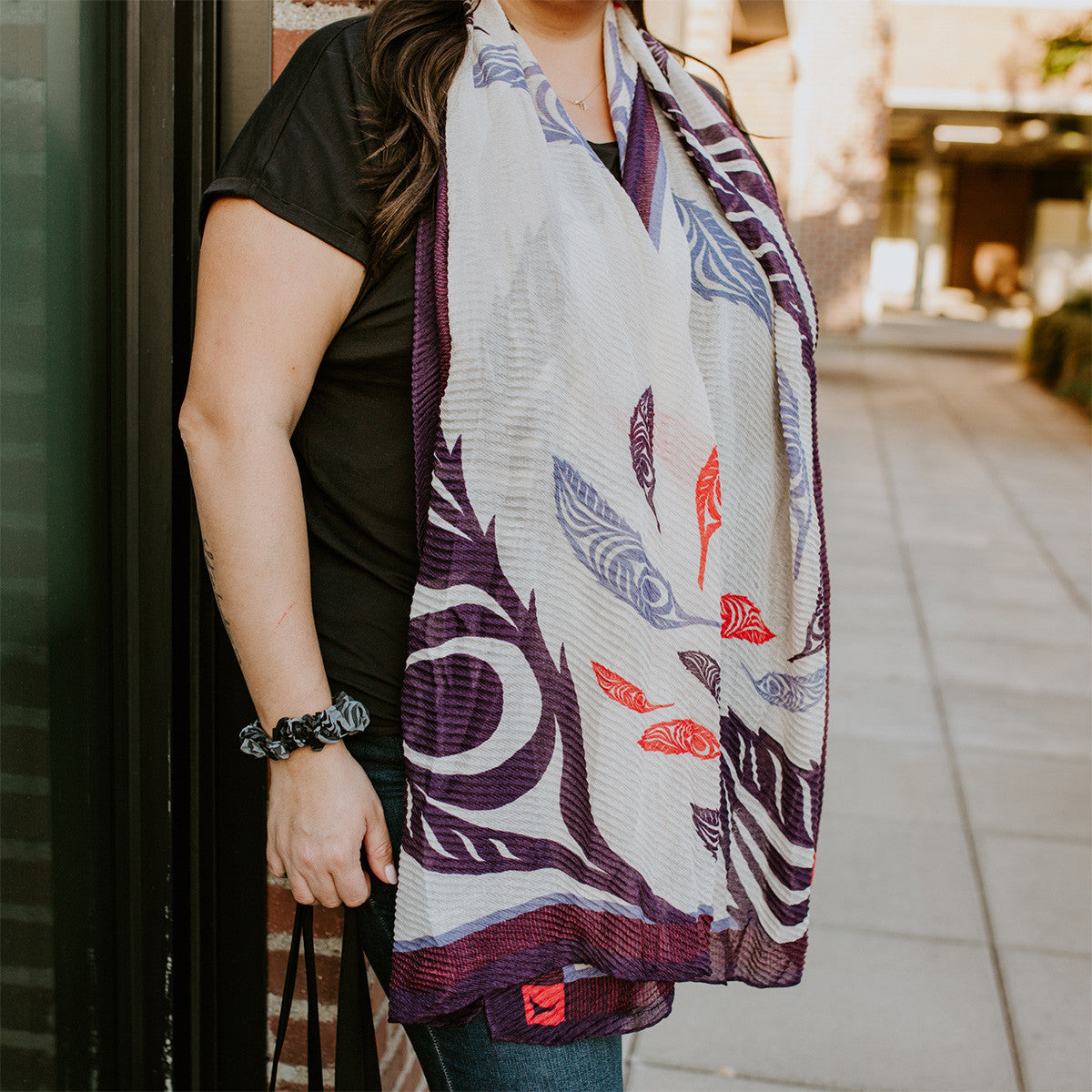 Eco Scarf - Feathers - Simone Diamond