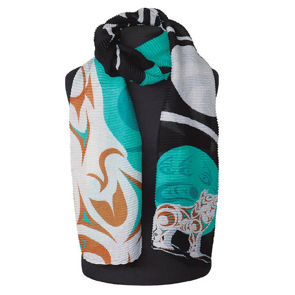 Eco Scarf - Howling Wolf - Darrell Thorne