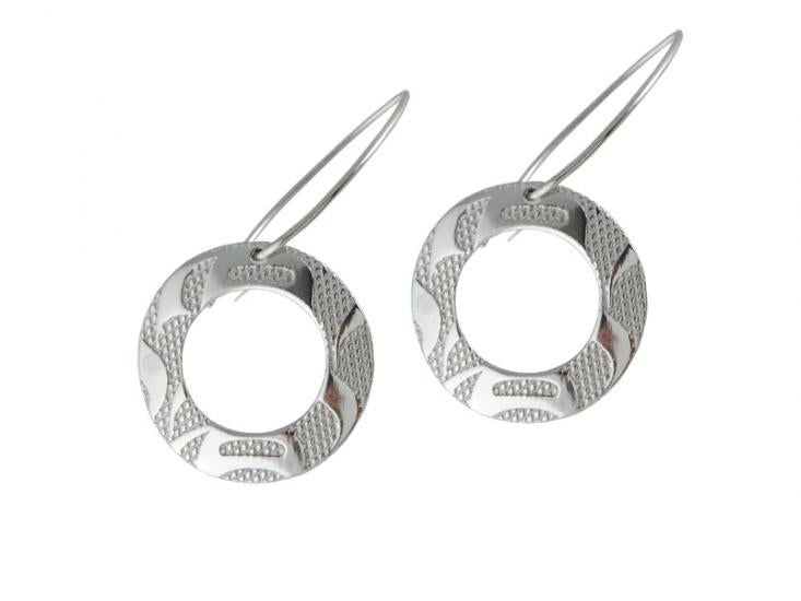 Silver Pewter Earrings - Equilibrium