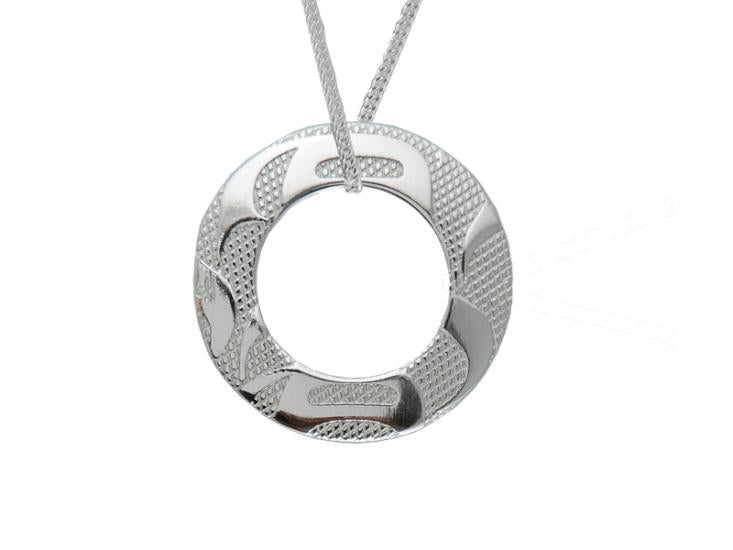 Silver Pewter Necklace - Equilibrium