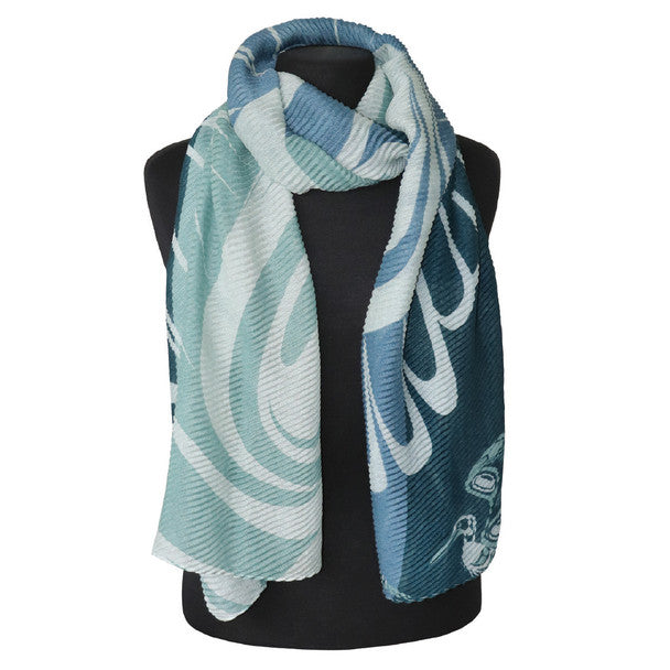 Eco Scarf - Blue Heron - Paul Windsor