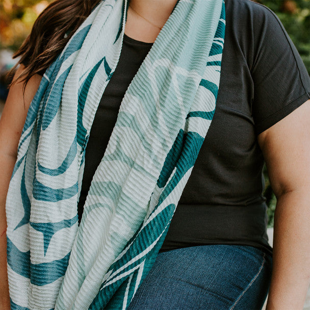 Eco Scarf - Blue Heron - Paul Windsor