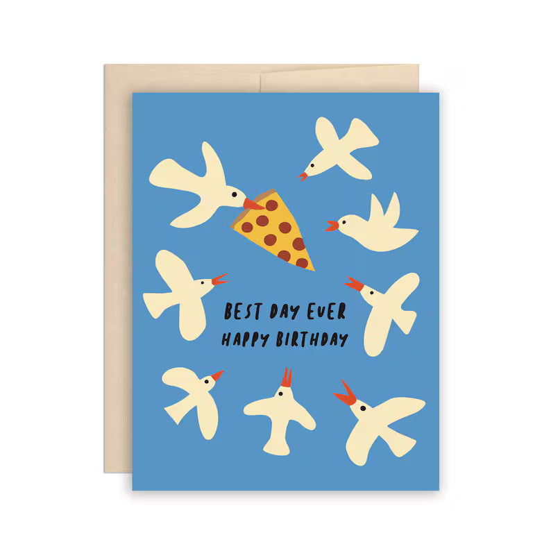 Card | Seagulls Pizza Birthday