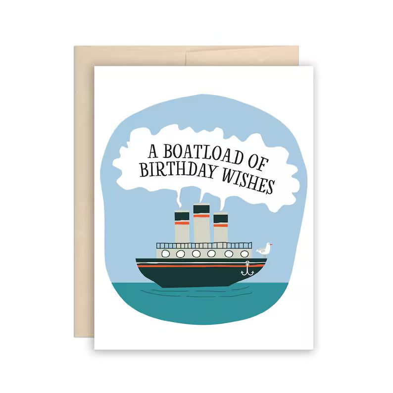 Card | Nautical Boatload of Birthday Wishes