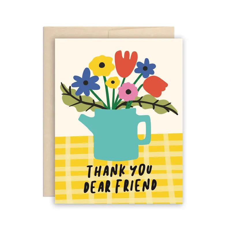 Card | Teapot Flowers Thank you
