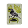 Embossed Metal Magnet | Crow Walk in the Park