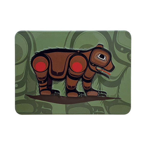 Embossed Metal Magnet | Bear