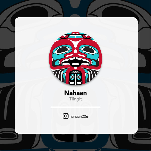 Embossed Metal Magnet | Chilkat Sun