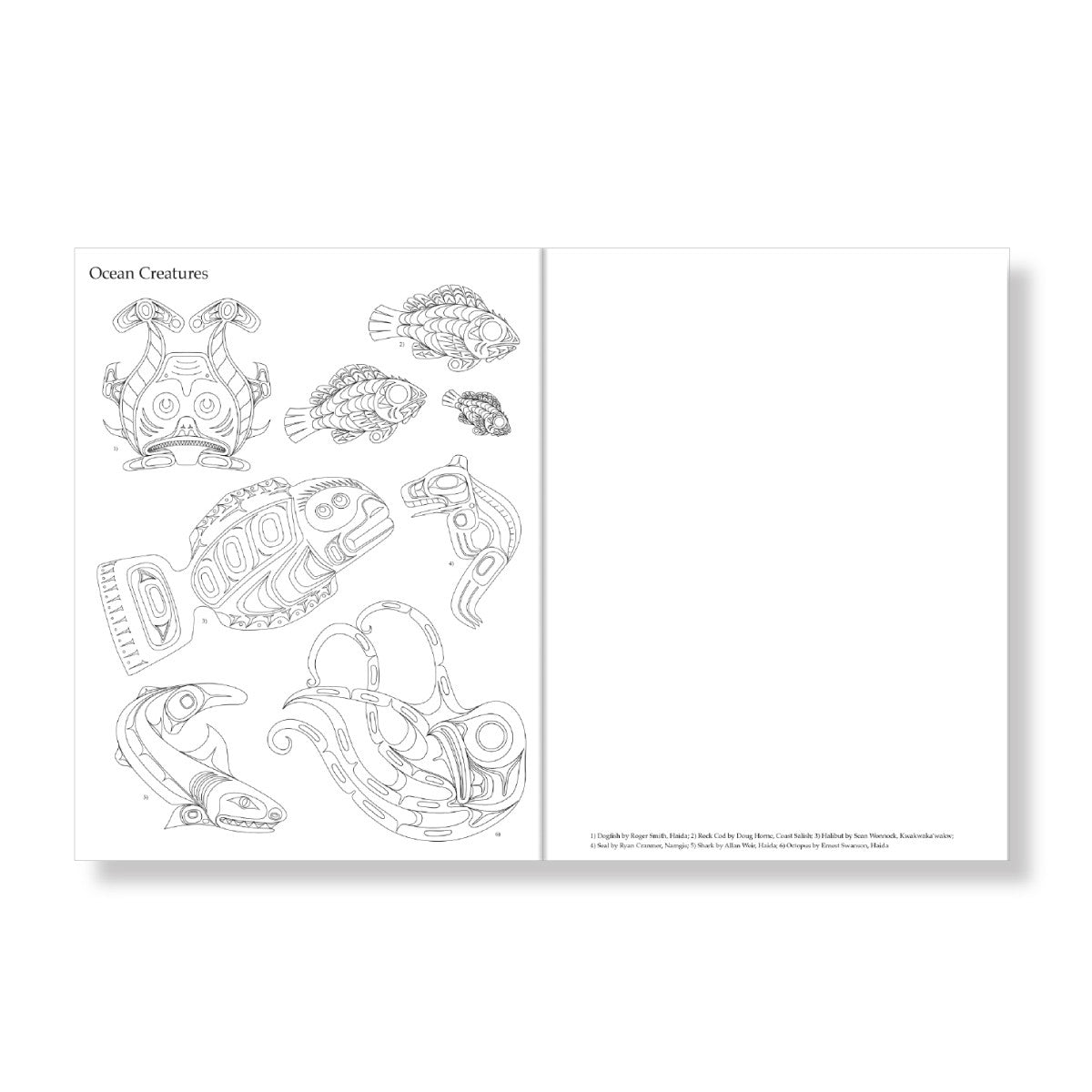 Colouring Book | Colour & Draw Northwest Coast Native Formline
