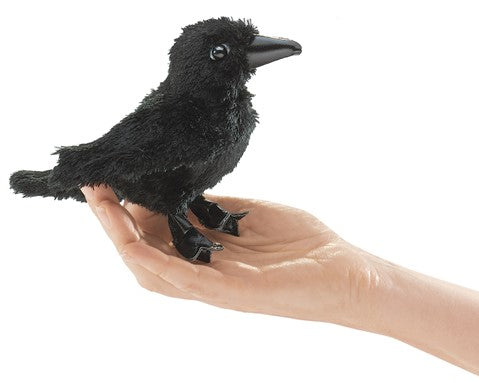 Finger Puppet | Mini Raven