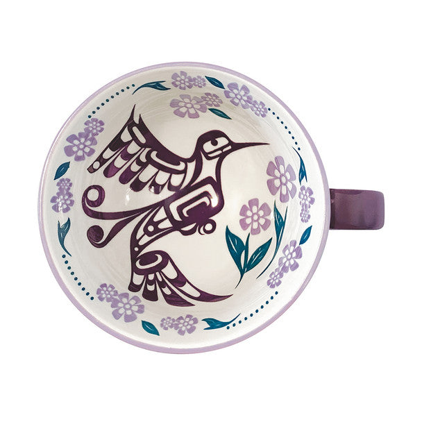 Purple Hummingbird Art Mug