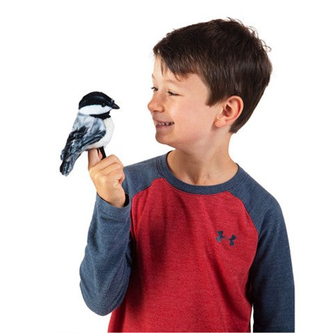 Finger Puppet | Mini Chickadee