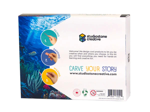 Soapstone Carving Kit - Turtle