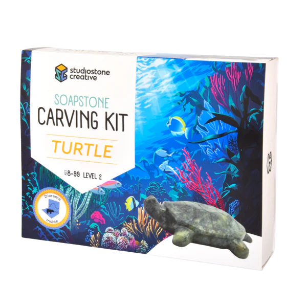 Soapstone Carving Kit - Turtle
