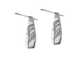 Silver Pewter Drop Earrings