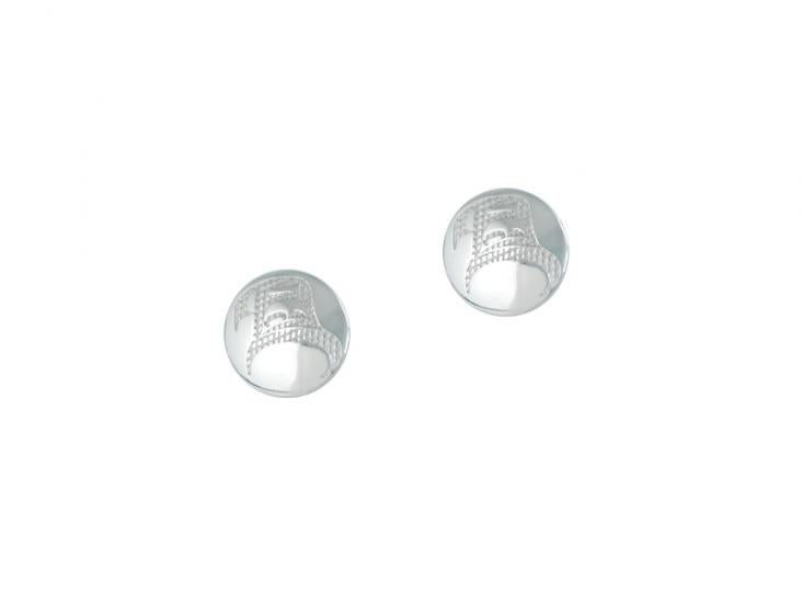 Silver Pewter Earrings - Air