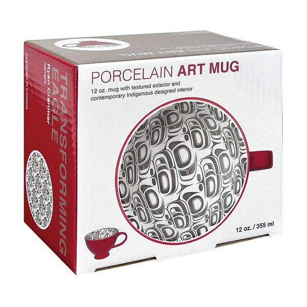 Transforming Eagle Art Mug