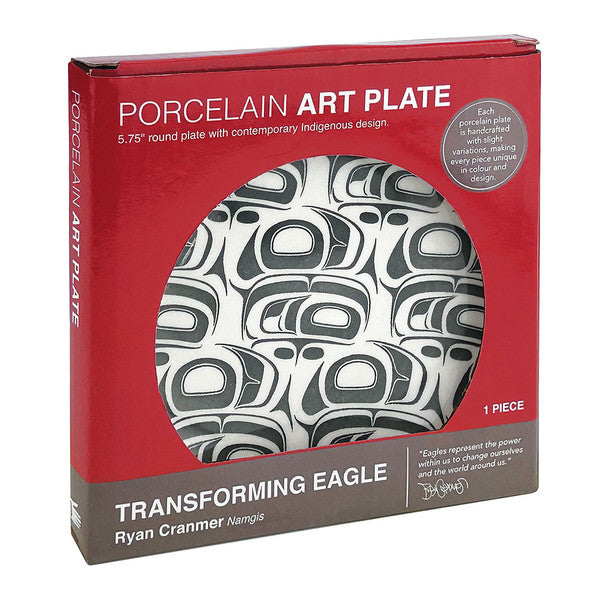 Transforming Eagle Art Plate