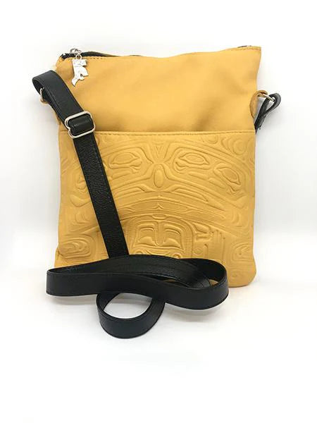 Bear Box Solo Bag - Yellow Deerskin